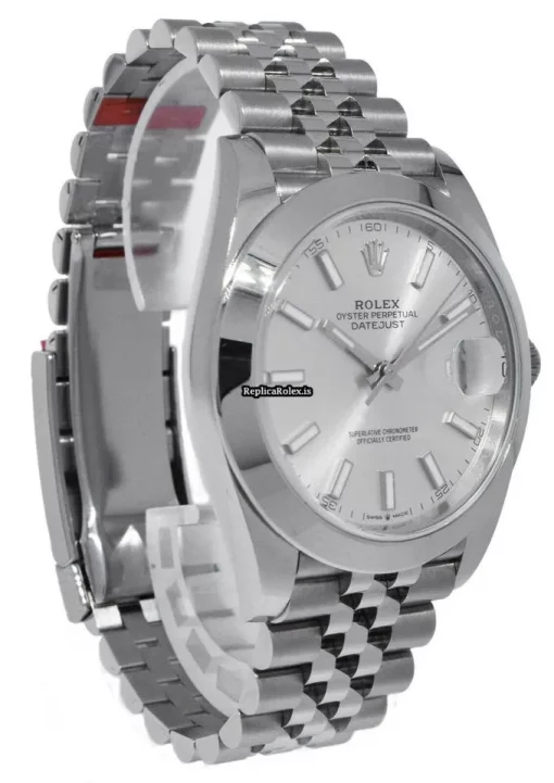 Luxury Replica Rolex Datejust 126300 Automatic Movement 41mm Steel Case Watch - Image 4