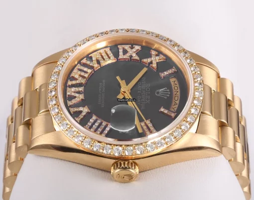 Affordable Replica Rolex Day-date 36 18238 Automatic Movement 36mm Yellow Gold Case Mens/unisex Watch - Image 3