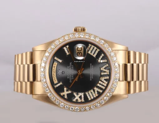 Affordable Replica Rolex Day-date 36 18238 Automatic Movement 36mm Yellow Gold Case Mens/unisex Watch - Image 4
