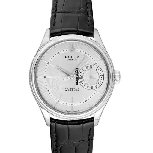 Nice Fake Rolex Cellini Date 50519 Automatic Movement 39mm White Gold Case Mens/unisex Watch - Image 2