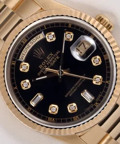 Well Made Replica Rolex Day-date 36 18038 Automatic Movement 36mm Yellow Gold Case Mens/unisex Watch