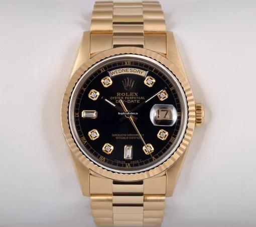 Well Made Replica Rolex Day-date 36 18038 Automatic Movement 36mm Yellow Gold Case Mens/unisex Watch - Image 2