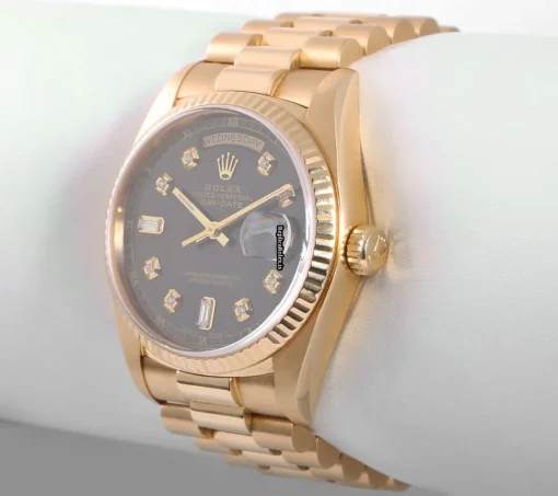 Well Made Replica Rolex Day-date 36 18038 Automatic Movement 36mm Yellow Gold Case Mens/unisex Watch - Image 4