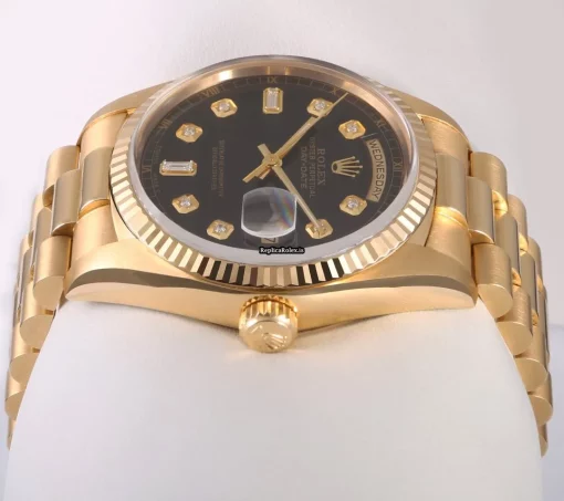 Well Made Replica Rolex Day-date 36 18038 Automatic Movement 36mm Yellow Gold Case Mens/unisex Watch - Image 5