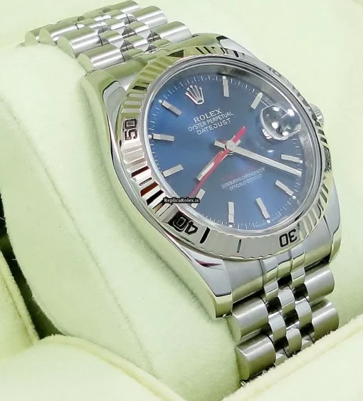 Incredible Fake Rolex Datejust Turn-o-graph 116264 Automatic Movement 36mm Steel Case Watch