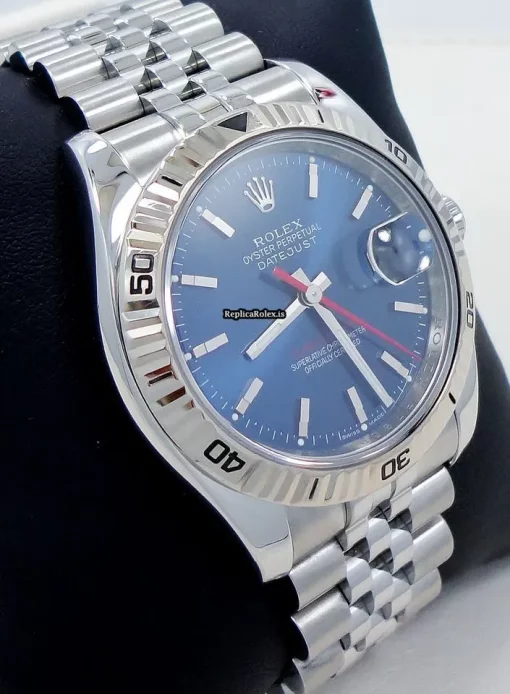 Incredible Fake Rolex Datejust Turn-o-graph 116264 Automatic Movement 36mm Steel Case Watch - Image 3