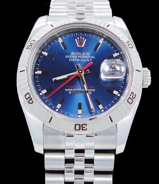 Incredible Fake Rolex Datejust Turn-o-graph 116264 Automatic Movement 36mm Steel Case Watch - Image 5