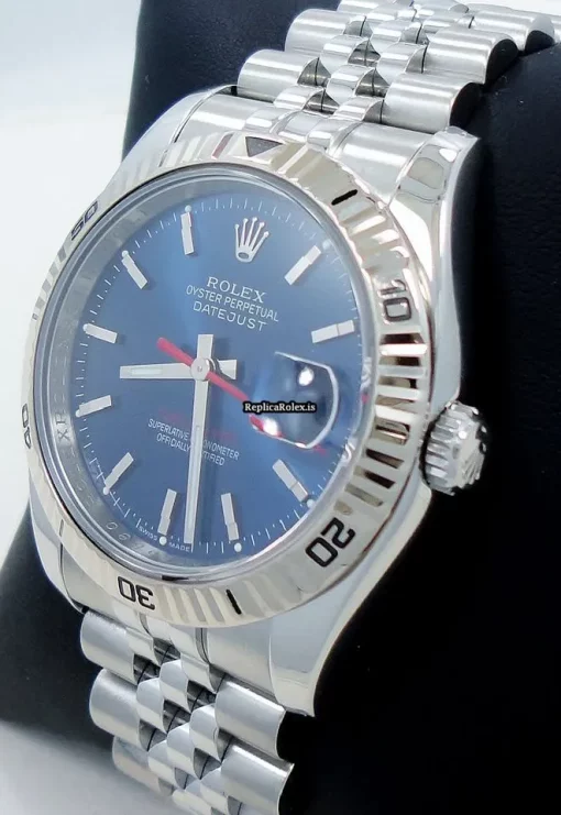 Incredible Fake Rolex Datejust Turn-o-graph 116264 Automatic Movement 36mm Steel Case Watch - Image 6