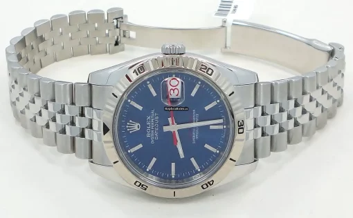 Incredible Fake Rolex Datejust Turn-o-graph 116264 Automatic Movement 36mm Steel Case Watch - Image 8