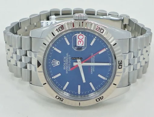 Incredible Fake Rolex Datejust Turn-o-graph 116264 Automatic Movement 36mm Steel Case Watch - Image 9