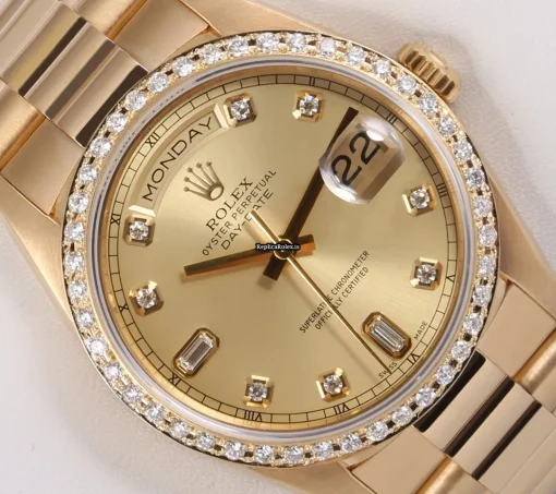 Attractive Replica Rolex Day-date 36 18038 Automatic Movement 36mm Yellow Gold Case Mens/unisex Watch