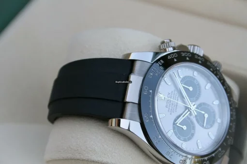 Nice Replica Rolex Daytona 116519ln Caliber 4130 Automatic Movement 40mm White Gold Case Mens/unisex Watch - Image 3