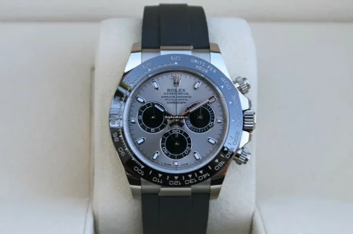 Nice Replica Rolex Daytona 116519ln Caliber 4130 Automatic Movement 40mm White Gold Case Mens/unisex Watch - Image 4