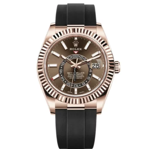 Great Replica Rolex Sky-dweller 326235 Automatic Movement 42mm Rose Gold Case Mens/unisex Watch