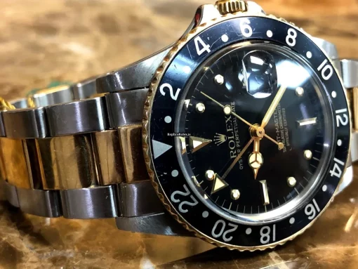 Amazing Replica Rolex Gmt-master 16753 Caliber 3075 Automatic Movement 40mm Gold/steel Case Mens/unisex Watch - Image 2