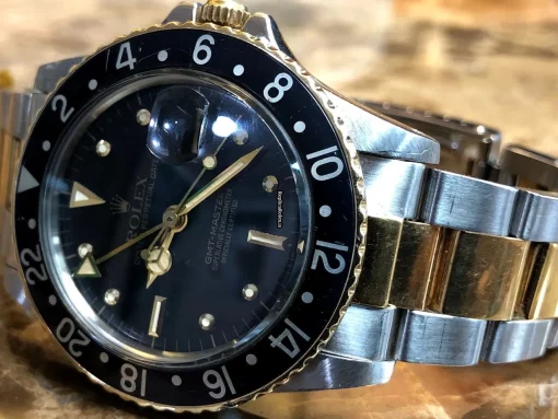 Amazing Replica Rolex Gmt-master 16753 Caliber 3075 Automatic Movement 40mm Gold/steel Case Mens/unisex Watch - Image 3