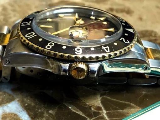 Amazing Replica Rolex Gmt-master 16753 Caliber 3075 Automatic Movement 40mm Gold/steel Case Mens/unisex Watch - Image 7