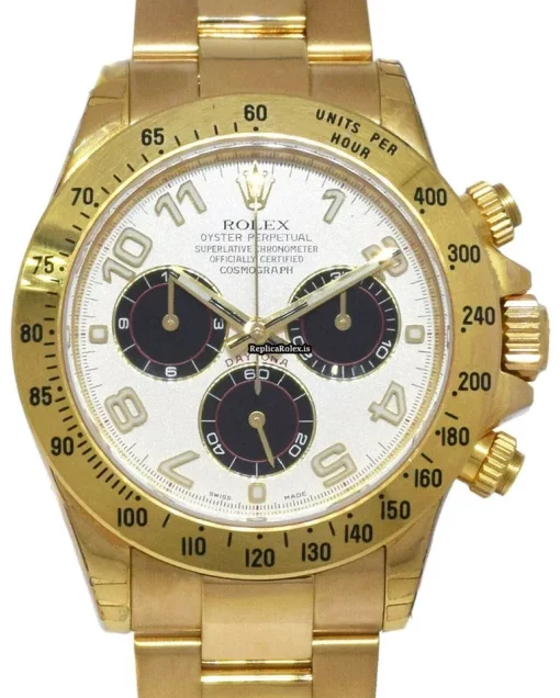 Design Replica Rolex Daytona 116528 Automatic Movement 40mm Yellow Gold Case Mens/unisex Watch