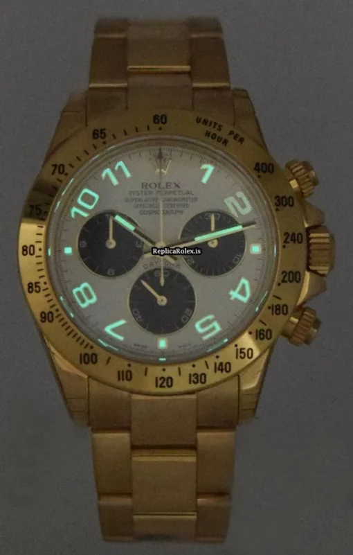 Design Replica Rolex Daytona 116528 Automatic Movement 40mm Yellow Gold Case Mens/unisex Watch - Image 10