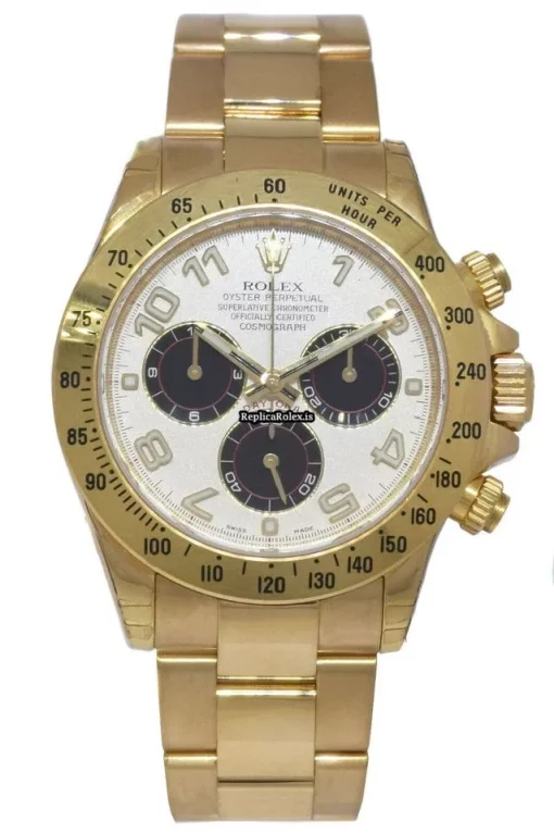 Design Replica Rolex Daytona 116528 Automatic Movement 40mm Yellow Gold Case Mens/unisex Watch - Image 2