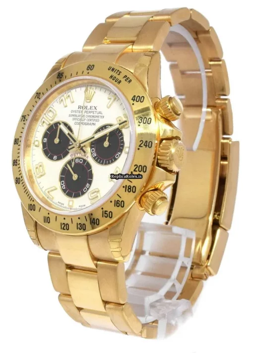 Design Replica Rolex Daytona 116528 Automatic Movement 40mm Yellow Gold Case Mens/unisex Watch - Image 3