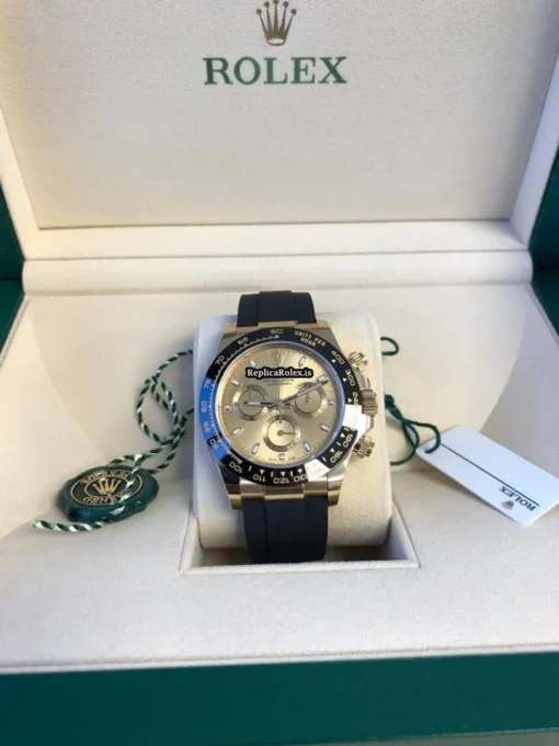 Excellent Replica Rolex Daytona 116518ln Caliber 4130 Automatic Movement 40mm Yellow Gold Case Mens/unisex Watch