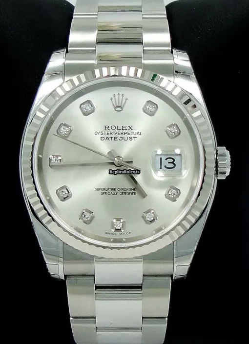 Lovely Fake Rolex Datejust 116234 Automatic Movement 36mm Steel Case Watch - Image 2