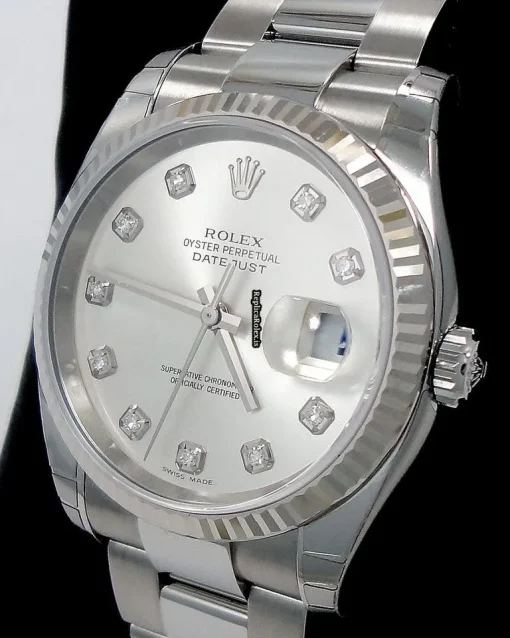 Lovely Fake Rolex Datejust 116234 Automatic Movement 36mm Steel Case Watch - Image 3