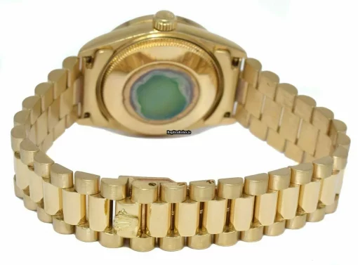 High Quality Fake Rolex Lady-datejust 68278 Automatic Movement 31mm Yellow Gold Case Womens Watch - Image 7