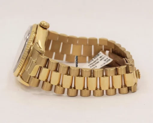 Luxury Fake Rolex Day-date 36 18038 Automatic Movement 36mm Yellow Gold Case Watch - Image 6