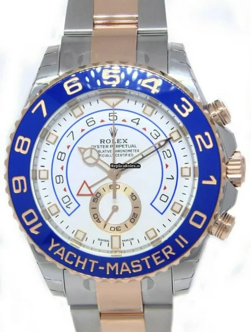 1:1 Replica Rolex Yacht-master II 116681 Automatic Movement 44mm Gold/steel Case Watch