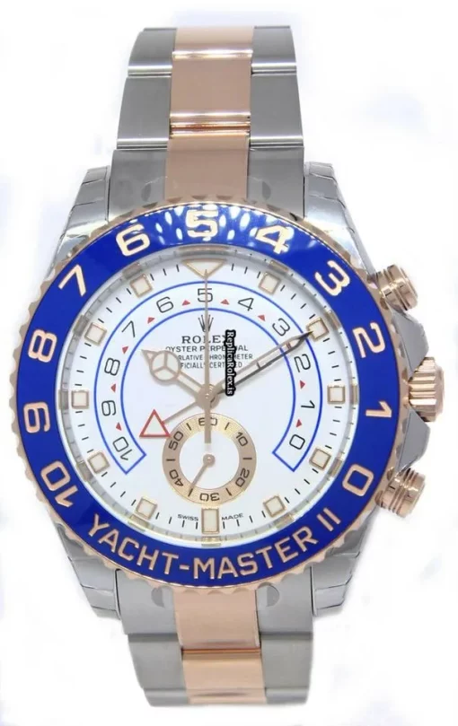 1:1 Replica Rolex Yacht-master II 116681 Automatic Movement 44mm Gold/steel Case Watch - Image 2