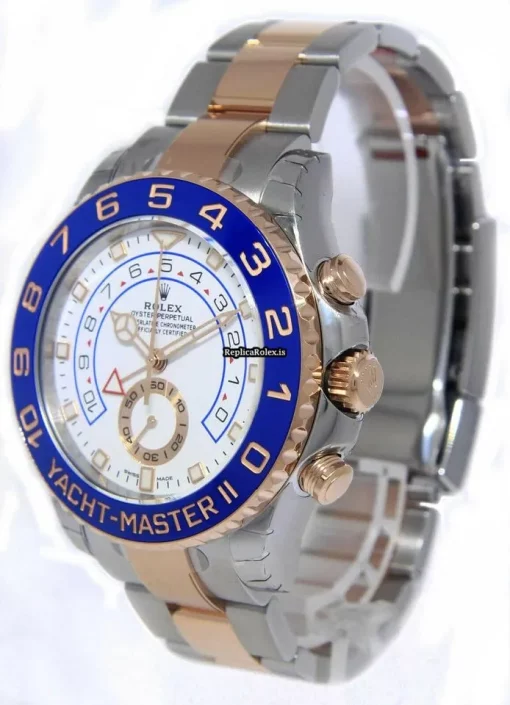 1:1 Replica Rolex Yacht-master II 116681 Automatic Movement 44mm Gold/steel Case Watch - Image 3