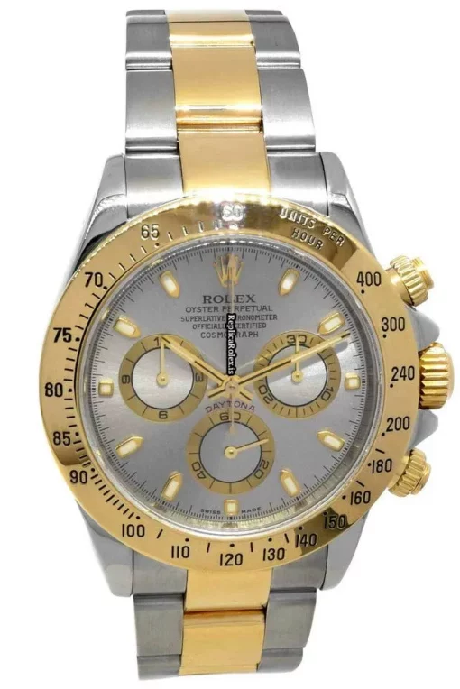 Amazing Replica Rolex Daytona 116523 Automatic Movement 40mm Gold/steel Case Watch - Image 2