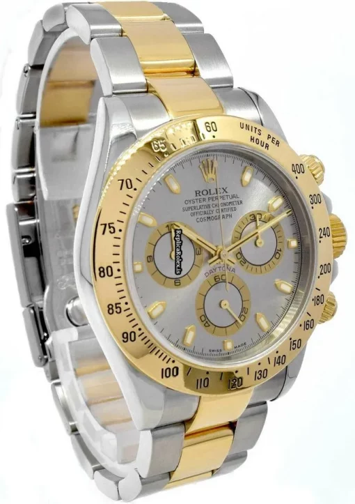 Amazing Replica Rolex Daytona 116523 Automatic Movement 40mm Gold/steel Case Watch - Image 4