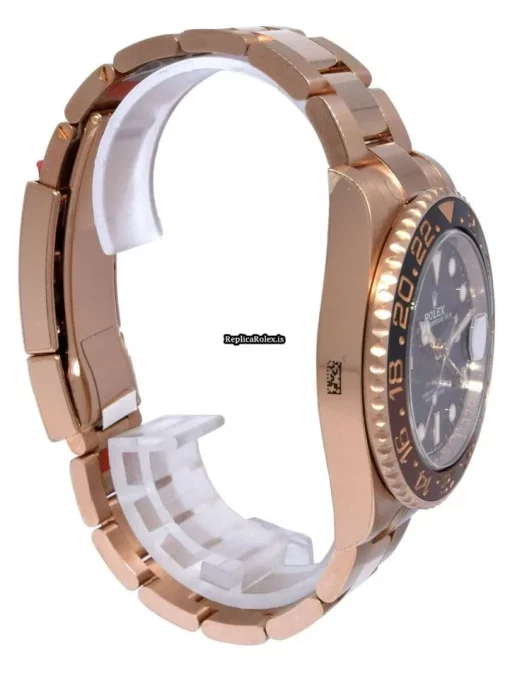 Nice Fake Rolex Gmt-master II 126715chnr Automatic Movement 40mm Rose Gold Case Watch - Image 7