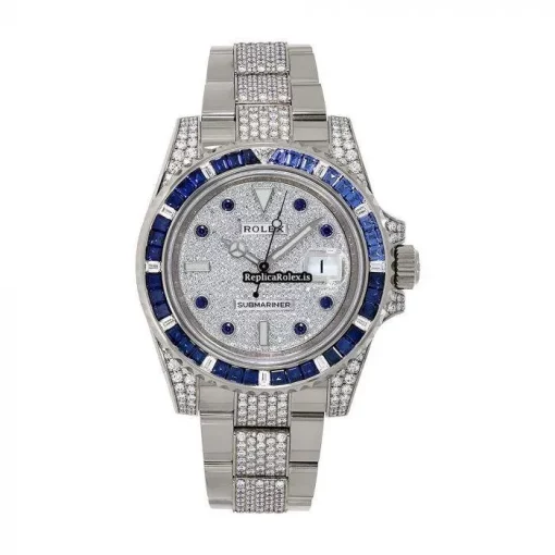 Wonderful Replica Rolex Submariner Date 116659sabr Caliber 3135 Automatic Movement 40mm White Gold Case Mens/unisex Watch