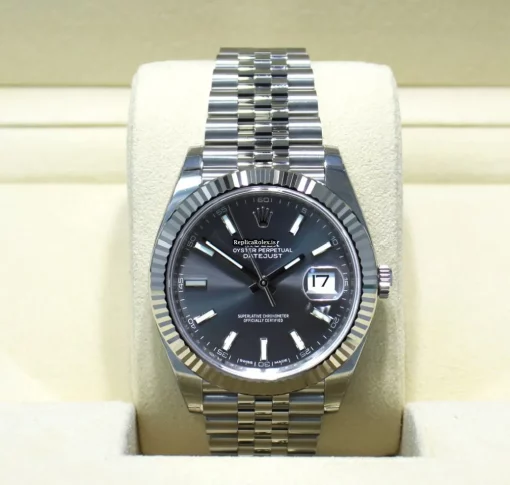 1:1 Fake Rolex Datejust 126334 Automatic Movement 41mm Steel Case Watch - Image 4