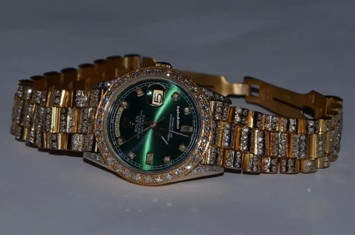 Appealing Replica Rolex Day-date Self Winding Automatic 36mm Yellow Gold Case Mens/unisex Watch - Image 4