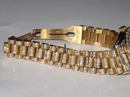 Appealing Replica Rolex Day-date Self Winding Automatic 36mm Yellow Gold Case Mens/unisex Watch - Image 6