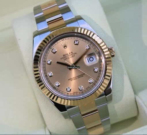 Exquisite Fake Rolex Datejust II 116333 Caliber 3136 Automatic Movement 41mm Gold/steel Case Mens/unisex Watch - Image 5