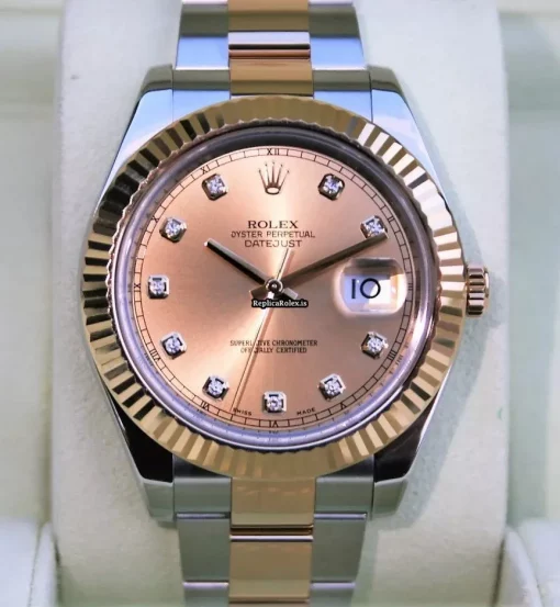 Exquisite Fake Rolex Datejust II 116333 Caliber 3136 Automatic Movement 41mm Gold/steel Case Mens/unisex Watch - Image 6