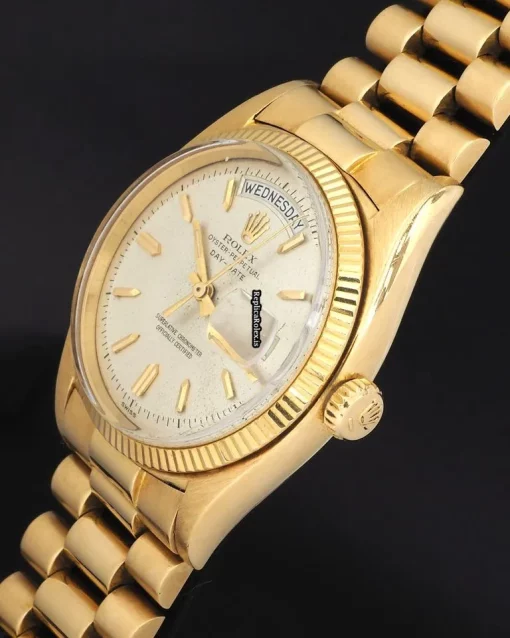 Wholesale Imitation Rolex Day-date 36 1803 Automatic Movement 36mm Yellow Gold Case Mens/unisex Watch - Image 2