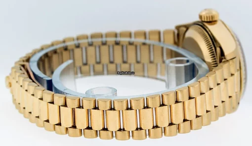 Luxury Replica Rolex Lady-datejust 69178 Caliber 2135 Automatic Movement 26mm Yellow Gold Case Womens Watch - Image 4