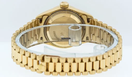 Luxury Replica Rolex Lady-datejust 69178 Caliber 2135 Automatic Movement 26mm Yellow Gold Case Womens Watch - Image 7