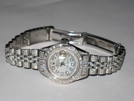 Offering Replica Rolex Datejust Self Winding Automatic 26mm Steel Case Womens Watch - Image 3