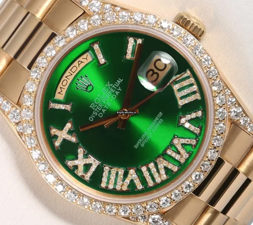 Ideal Replicas Rolex Day-date 36 18238 Automatic Movement 36mm Yellow Gold Case Mens/unisex Watch