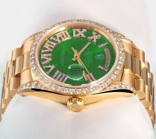 Ideal Replicas Rolex Day-date 36 18238 Automatic Movement 36mm Yellow Gold Case Mens/unisex Watch - Image 2
