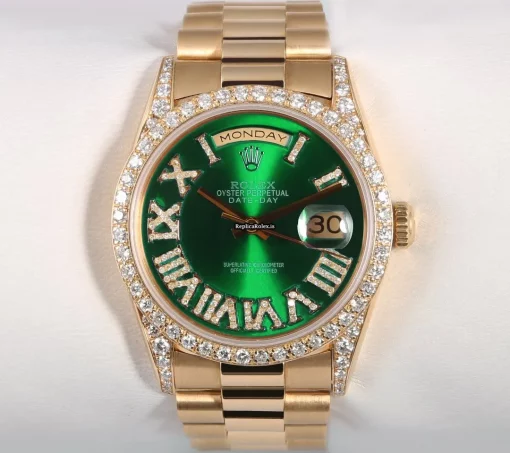 Ideal Replicas Rolex Day-date 36 18238 Automatic Movement 36mm Yellow Gold Case Mens/unisex Watch - Image 4