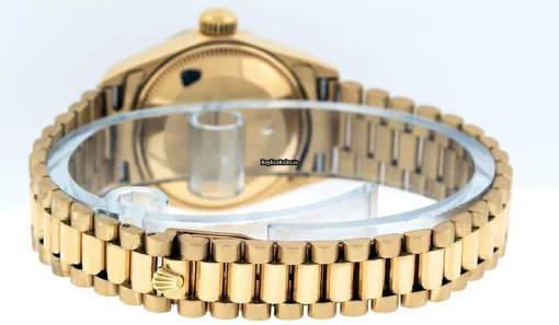 Wonderful Knockoff Rolex Lady-datejust 69178 Caliber 2135 Automatic Movement 26mm Yellow Gold Case Womens Watch - Image 4
